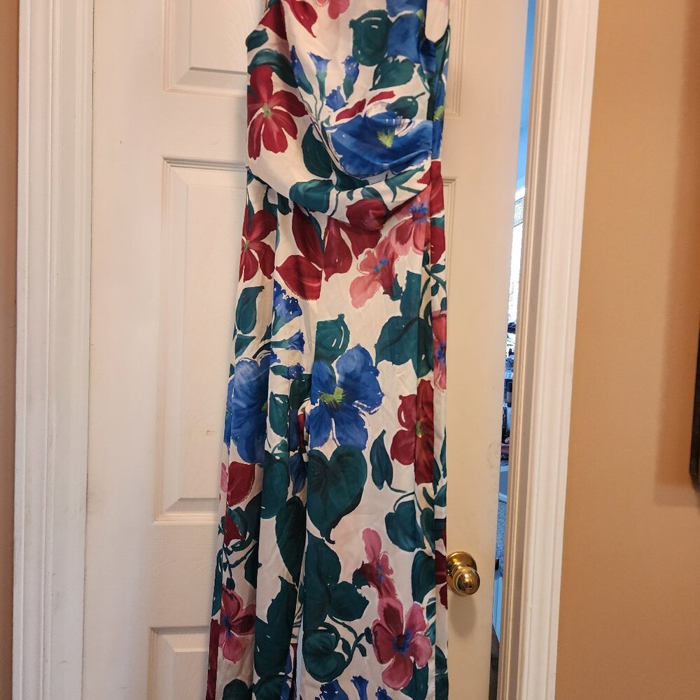 Zara flower jumpsuit